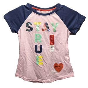 Barbie Stay True Heart Shirt Girls Size Small 6